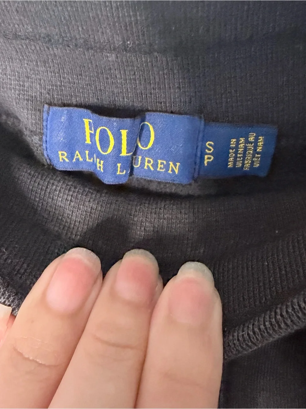 Polo by Ralph Lauren Black Sweatpants with Red Pony